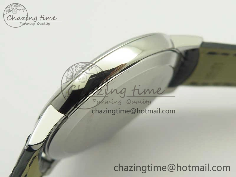 Patrimony 81180 SS MKF 1:1 Best Edition Gray Dial on Black Leather MIYOTA 9039