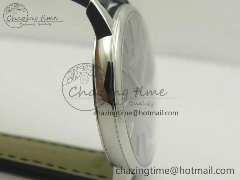 Patrimony 81180 SS MKF 1:1 Best Edition Gray Dial on Black Leather MIYOTA 9039