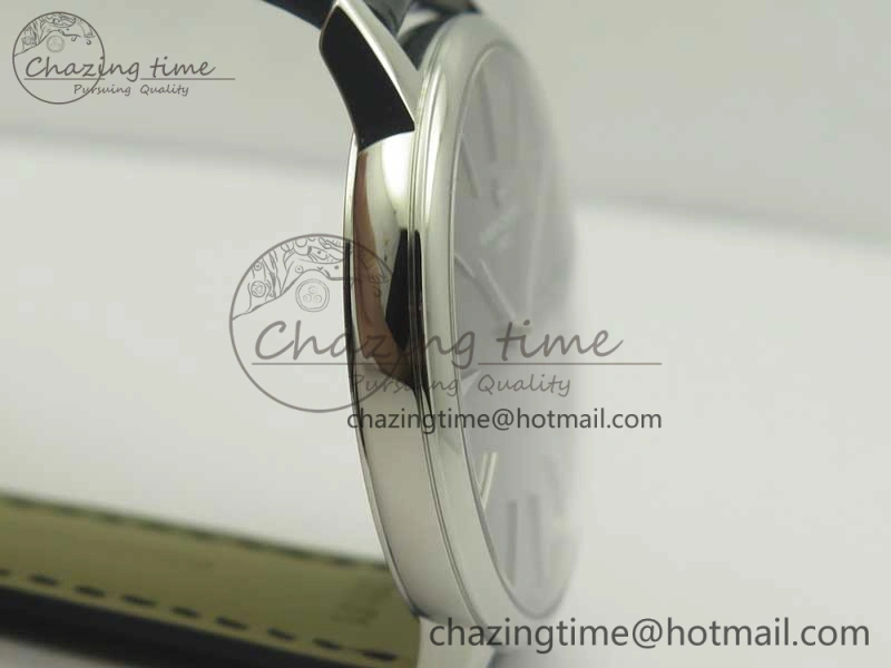 Patrimony 81180 SS MKF 1:1 Best Edition Gray Dial on Black Leather MIYOTA 9039