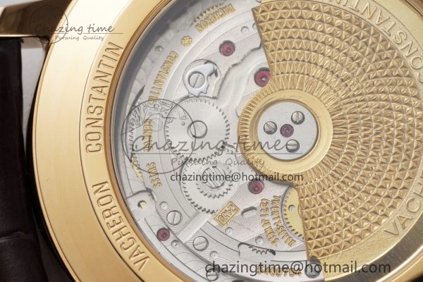 Patrimony Date RG PPF 1:1 Best Edition White Dial on Brown Leather Strap MIYOTA 9015