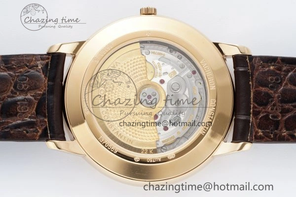 Patrimony Date RG PPF 1:1 Best Edition White Dial on Brown Leather Strap MIYOTA 9015