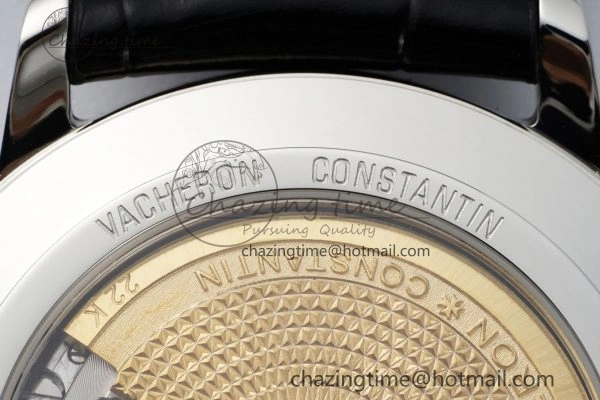 Patrimony Date SS PPF 1:1 Best Edition White Dial on Black Leather Strap MIYOTA 9015
