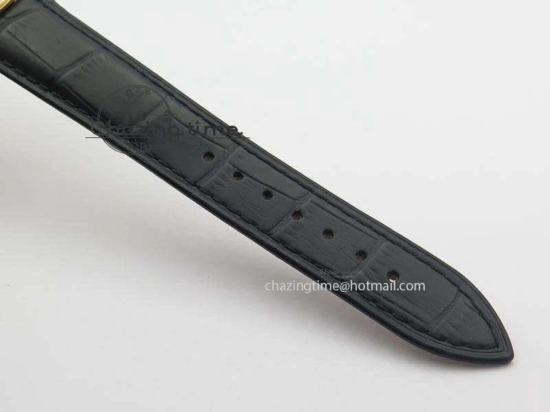 Patrimony RG Best Edition Black Dial On Black Leather Strap Swiss Ref.7045