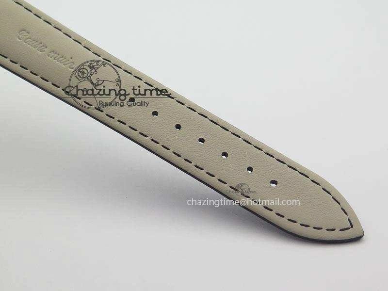 Patrimony RG Best Edition Black Dial On Black Leather Strap Swiss Ref.7045