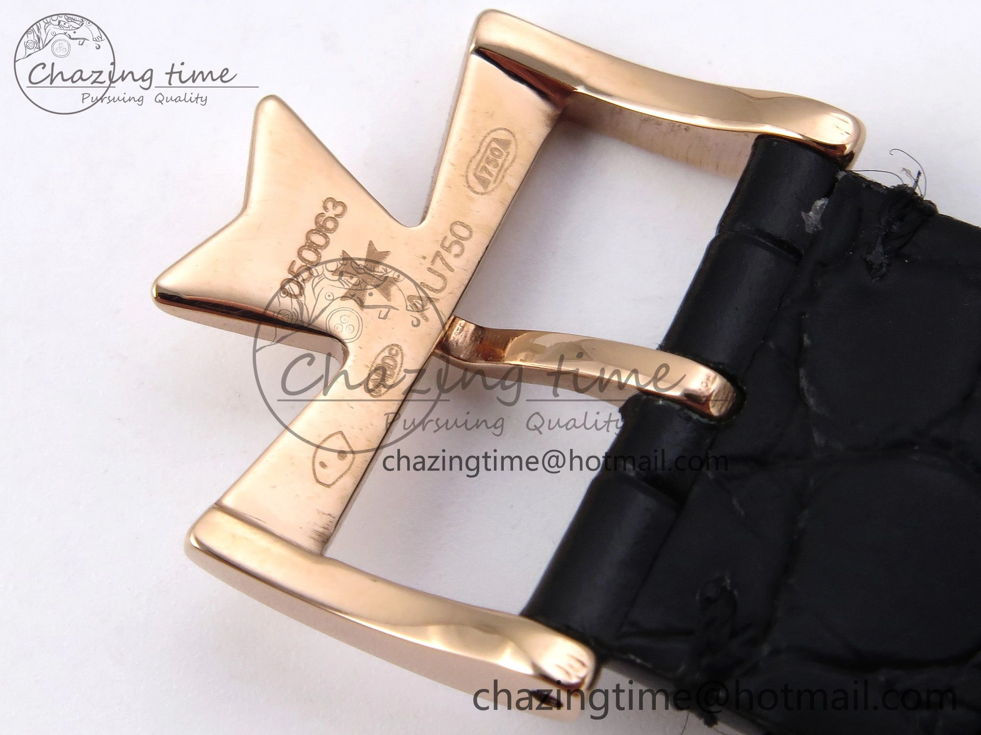 Patrimony RG KZF Best Edition Black Dial on Black Leather Strap MIYOTA 9015