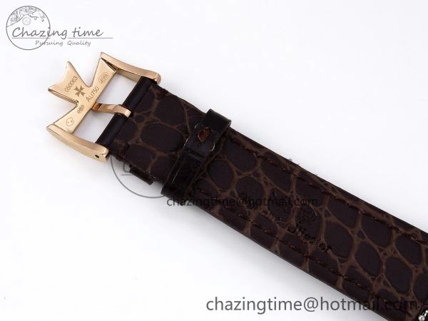 Patrimony RG KZF Best Edition Green Dial on Brown Leather Strap MIYOTA 9015