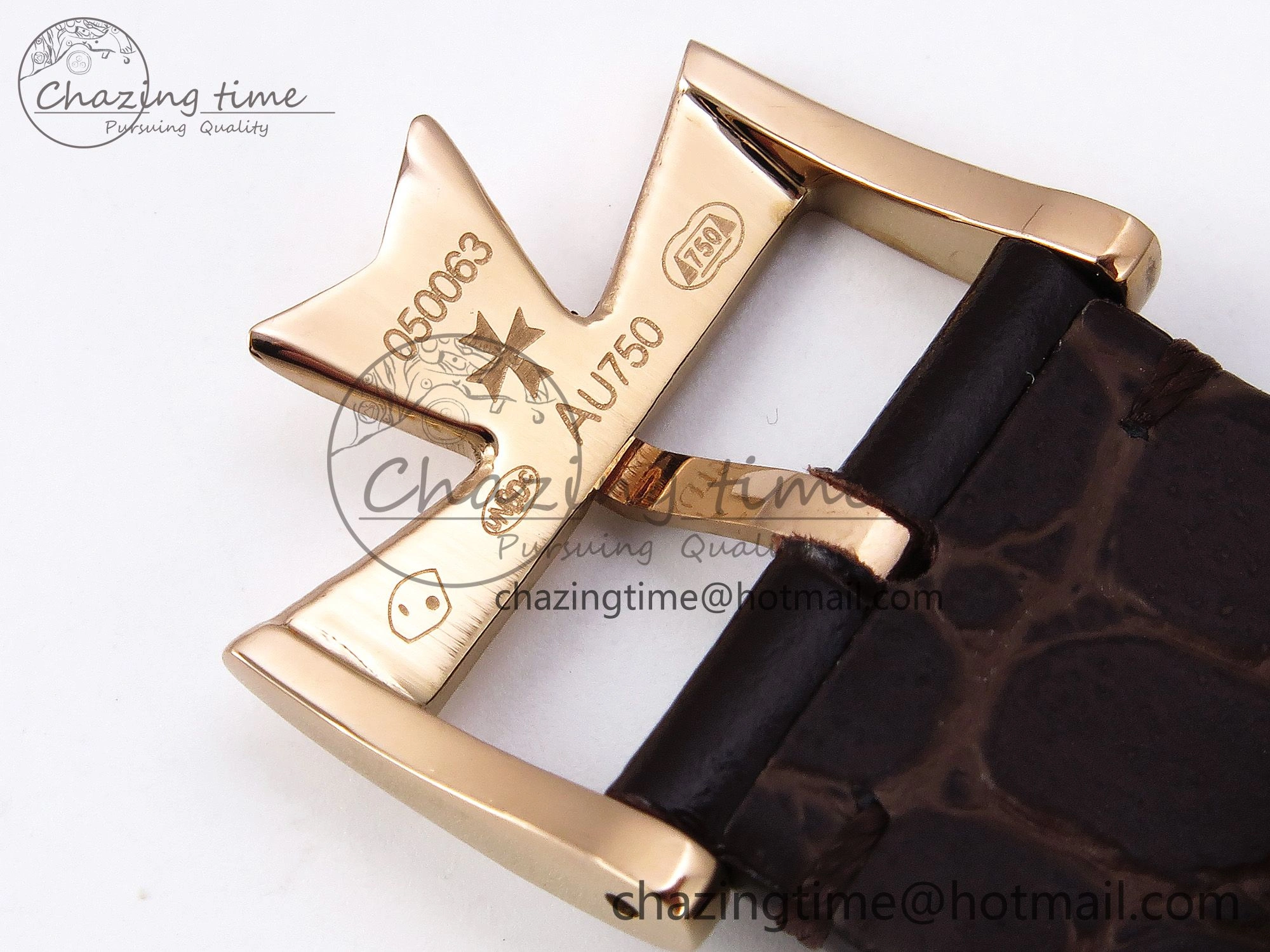Patrimony RG KZF Best Edition White Dial on Brown Leather Strap MIYOTA 9015