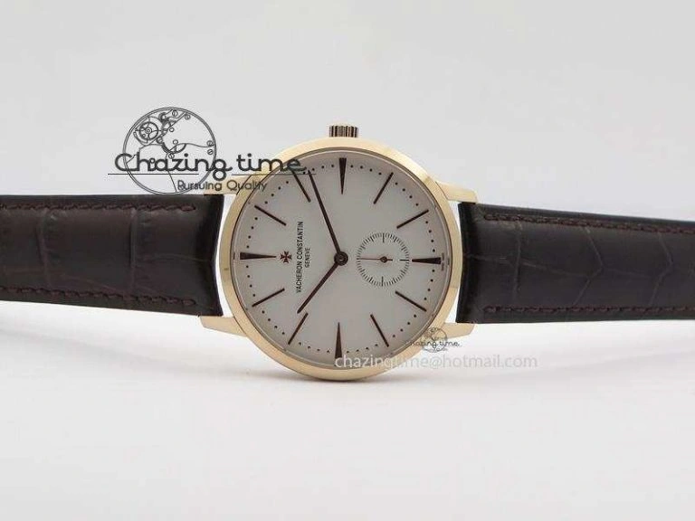 Patrimony RG MK Maker Best Edition White Dial On Brown Leather Strap Sec@6