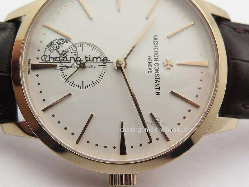 Patrimony RG MK Maker Best Edition White Dial On Brown Leather Strap Sec@6