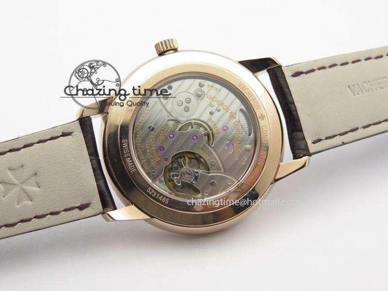 Patrimony RG MK Maker Best Edition White Dial On Brown Leather Strap Sec@6