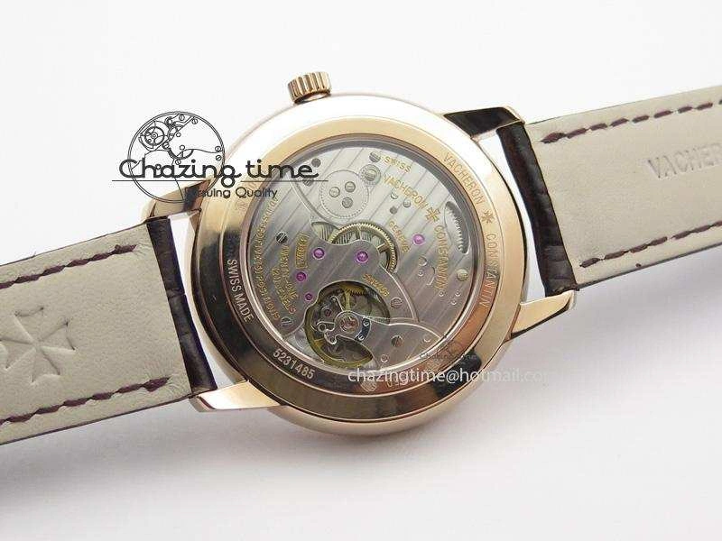 Patrimony RG MK Maker Best Edition White Dial On Brown Leather Strap Sec@6