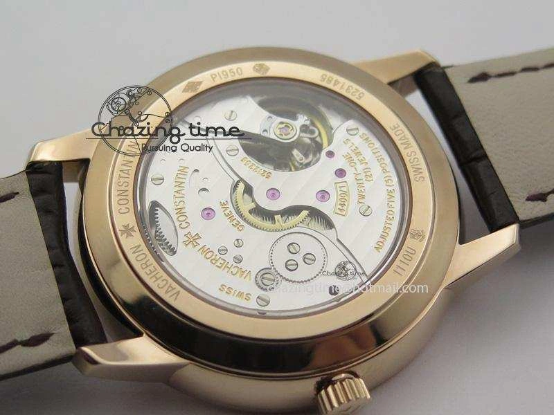 Patrimony RG MK Maker Best Edition White Dial On Brown Leather Strap Sec@6