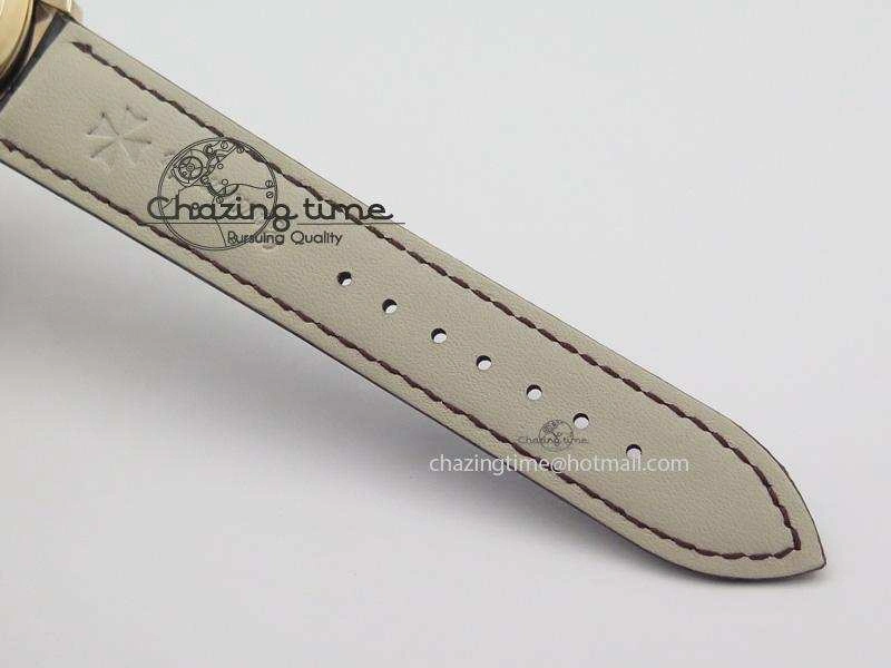 Patrimony RG MK Maker Best Edition White Dial On Brown Leather Strap Sec@6