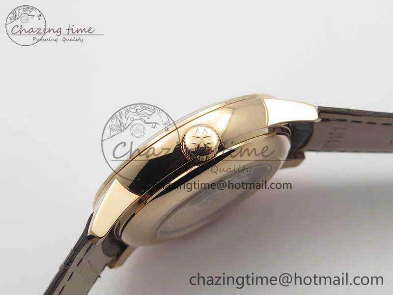 Patrimony Retrograde Date MoonPhase RG GS Best Edition White Dial On Leather Strap A2460