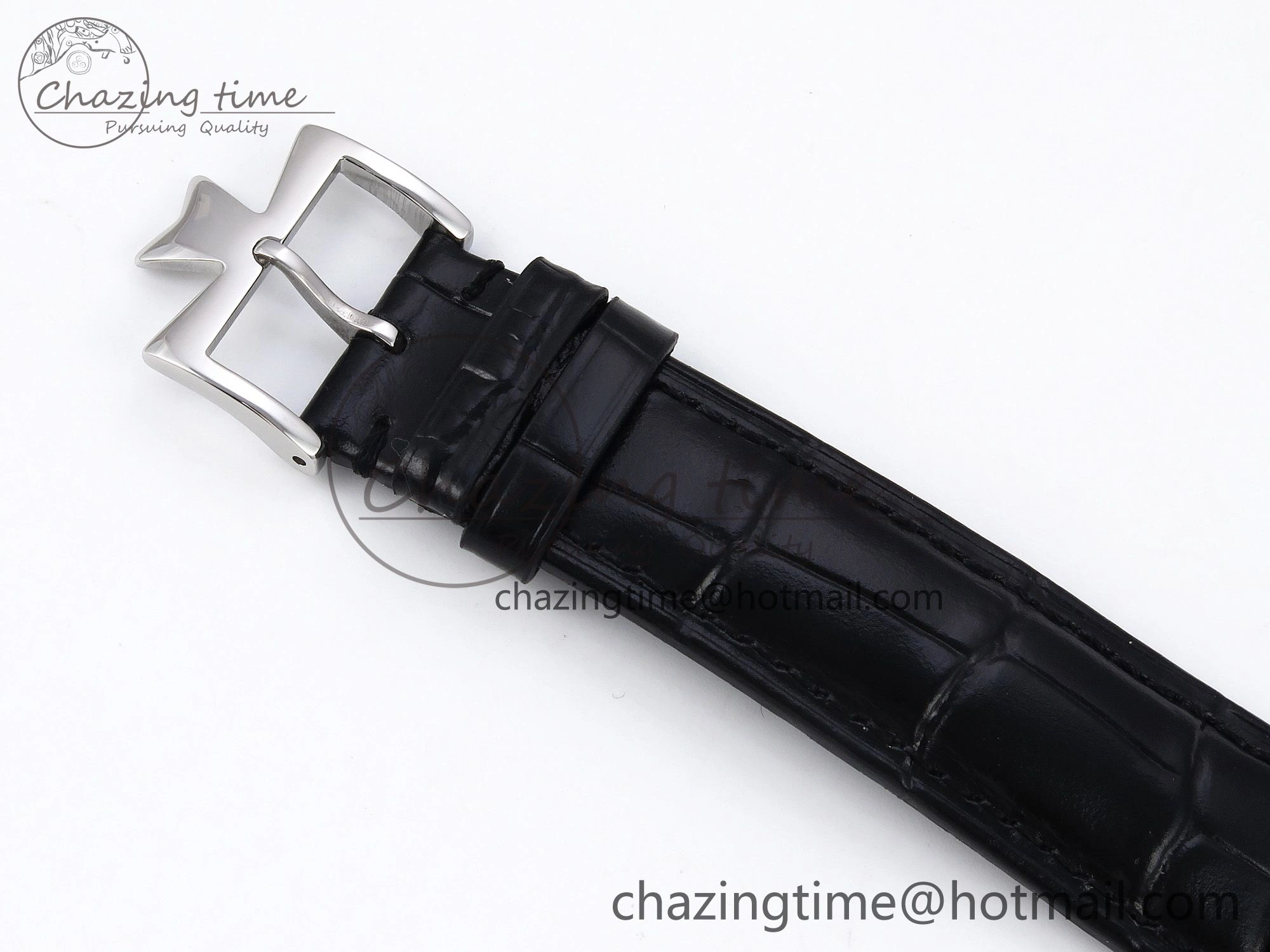 Patrimony SS KZF Best Edition Green Dial on Black Leather Strap MIYOTA 9015