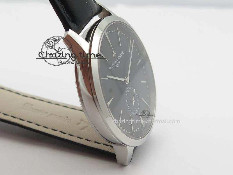 Patrimony SS MK Maker Best Edition Black Dial On Black Leather Strap Sec@6