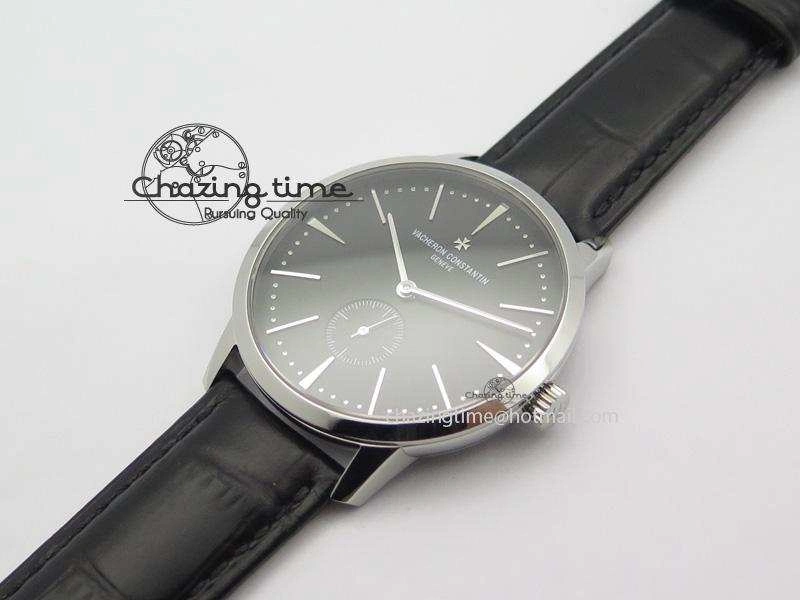 Patrimony SS MK Maker Best Edition Black Dial On Black Leather Strap Sec@6