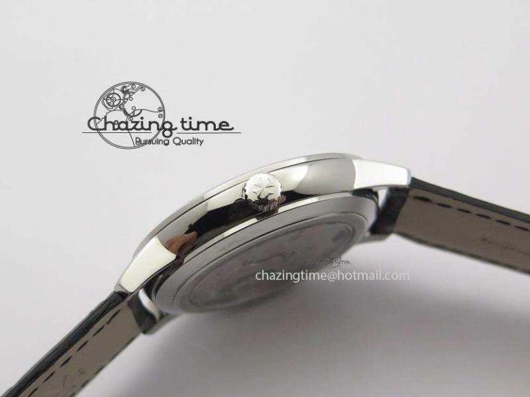 Patrimony SS MK Maker Best Edition White Dial On Black Leather Strap Sec@6