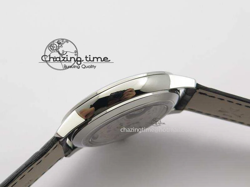Patrimony SS MK Maker Best Edition White Dial On Black Leather Strap Sec@6