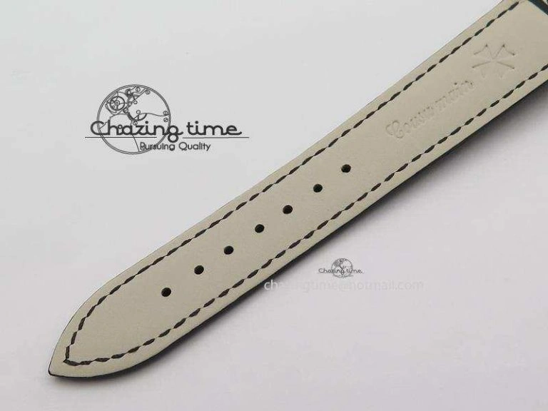 Patrimony SS MK Maker Best Edition White Dial On Black Leather Strap Sec@6