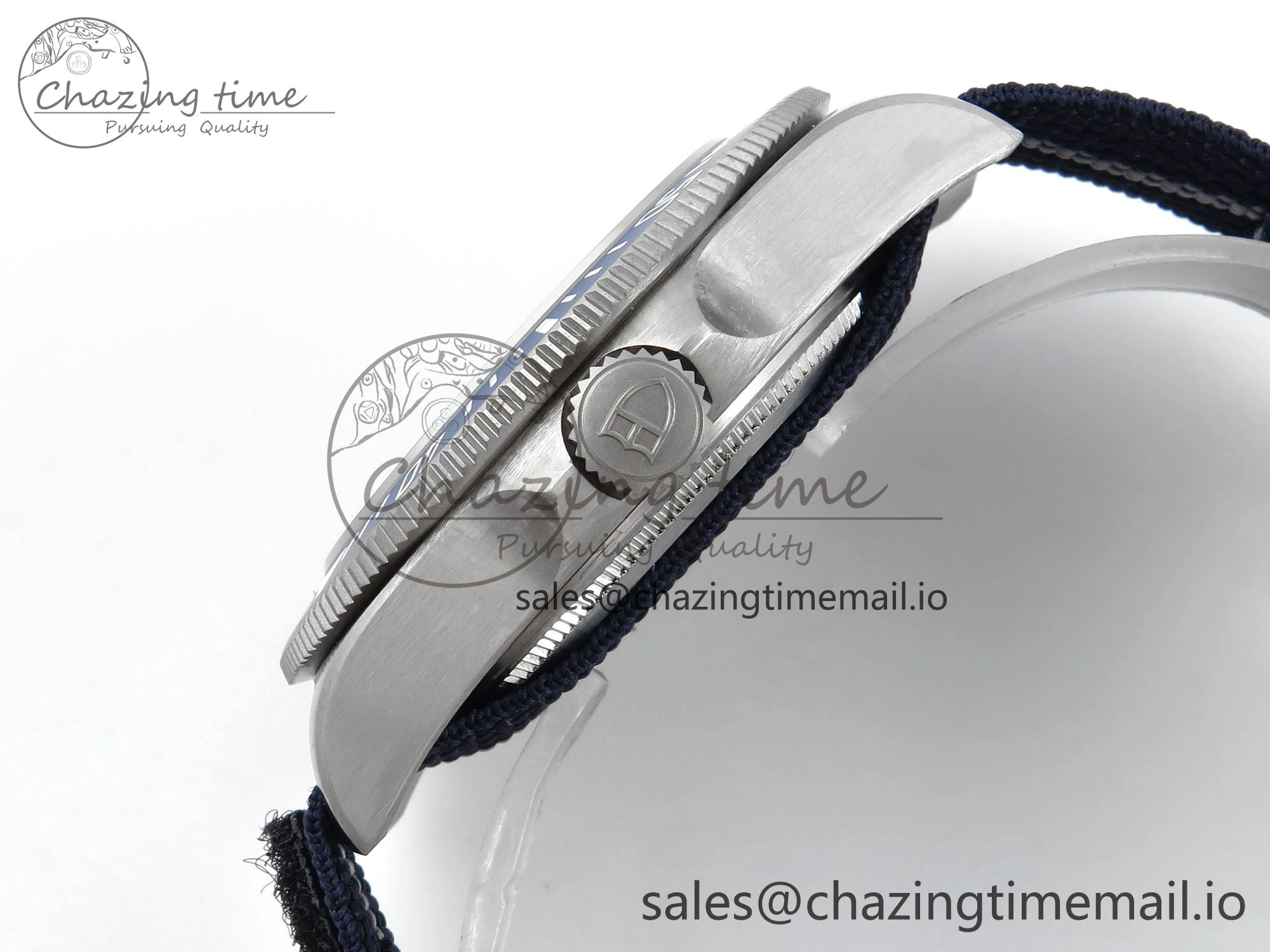 Pelagos FXD 25707B M+F 1:1 Best Edition Blue Dial on Blue Nylon Strap 8N24