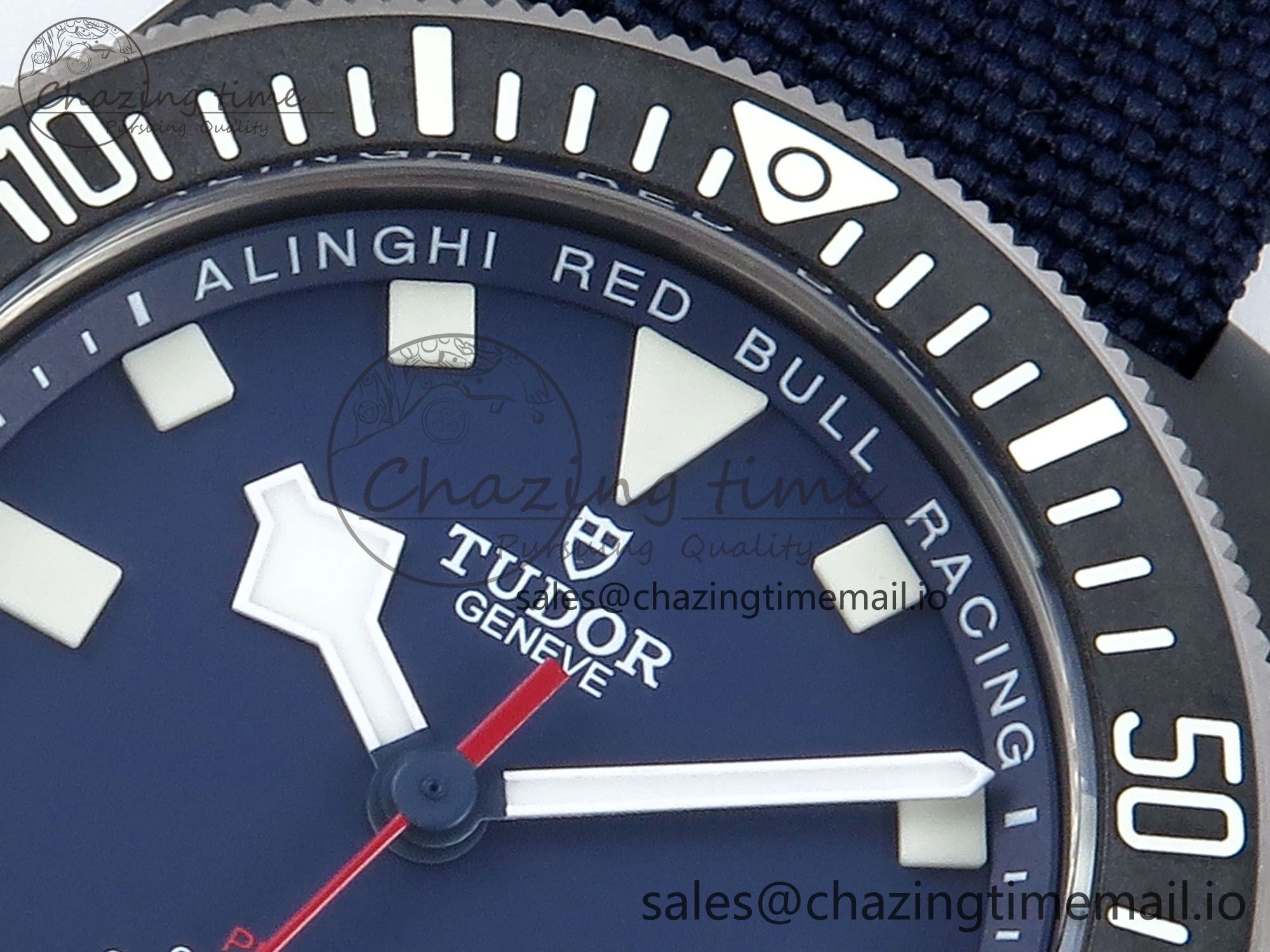 Pelagos FXD 25707KN M+F 1:1 Best Edition Blue Dial on Blue Nylon Strap 8N24