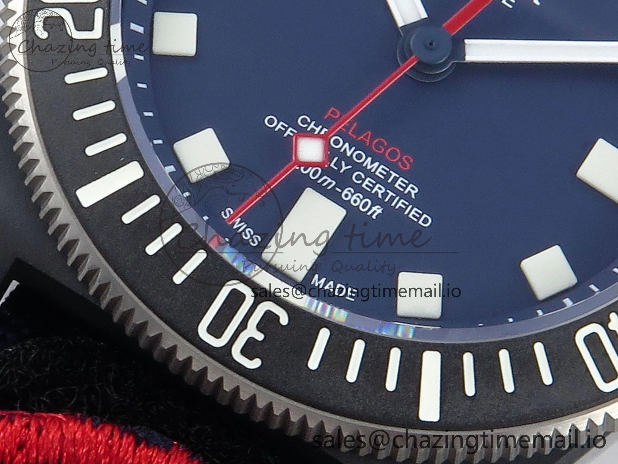 Pelagos FXD 25707KN M+F 1:1 Best Edition Blue Dial on Blue Nylon Strap 8N24