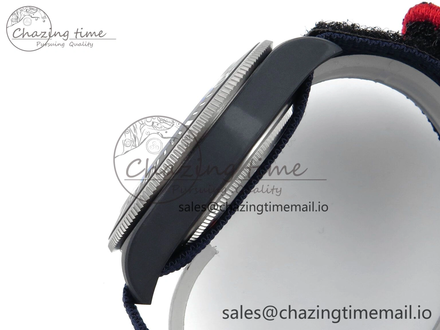 Pelagos FXD 25707KN M+F 1:1 Best Edition Blue Dial on Blue Nylon Strap 8N24