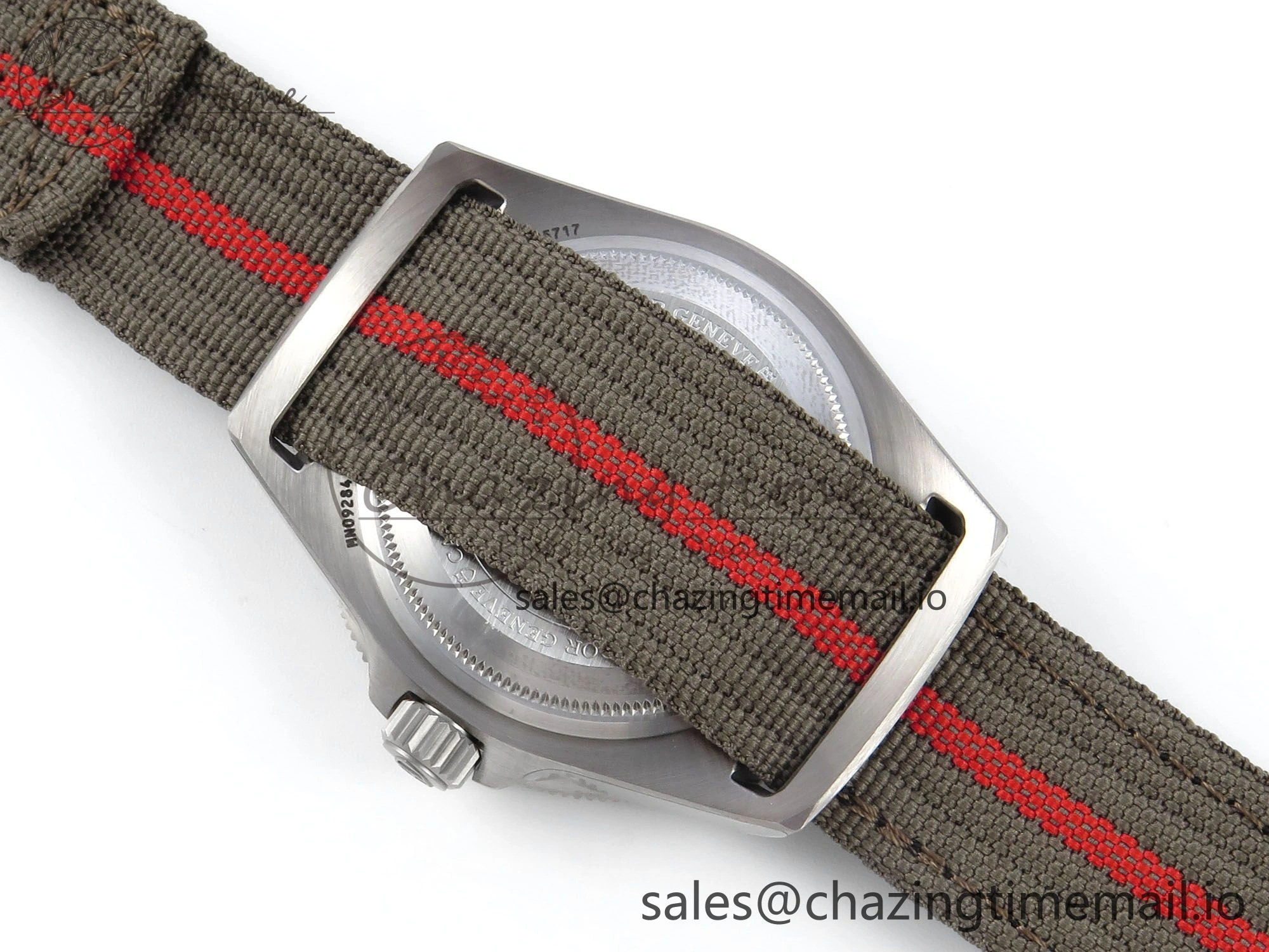 Pelagos FXD 25717N M+F 1:1 Best Edition Black Dial on Green Nylon Strap 8N24