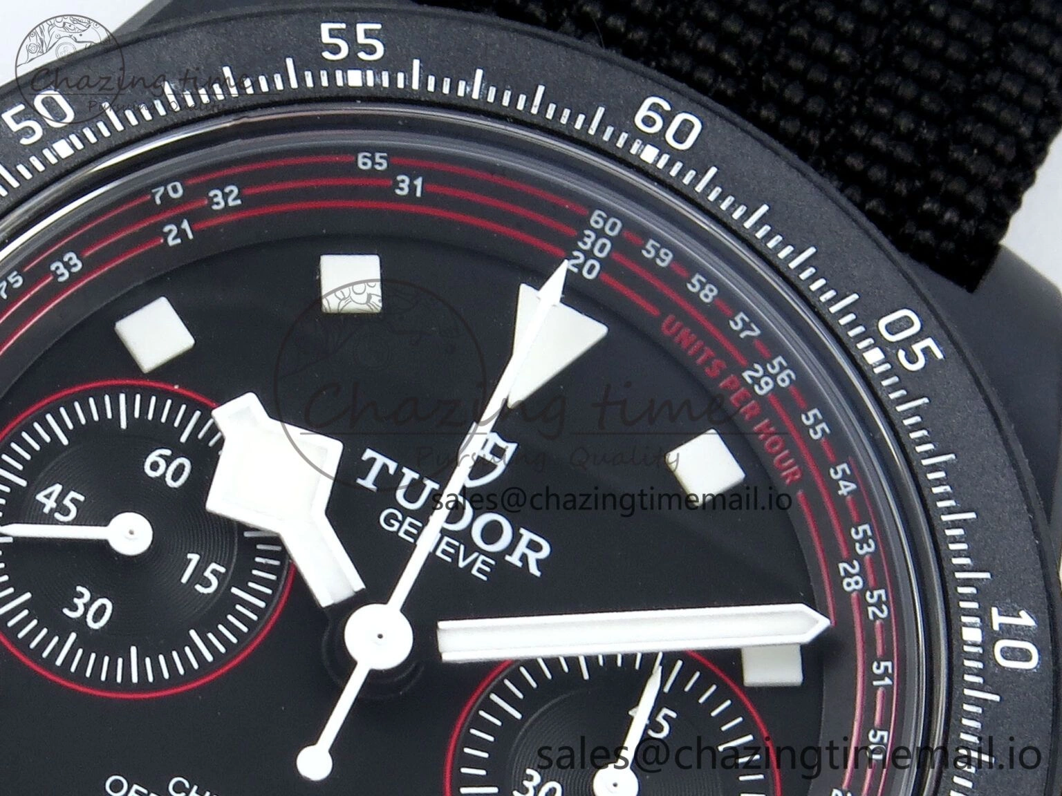 Pelagos FXD Chrono M25827KN M+F 1:1 Best Edition Black Dial on Black Nylon Strap A7750