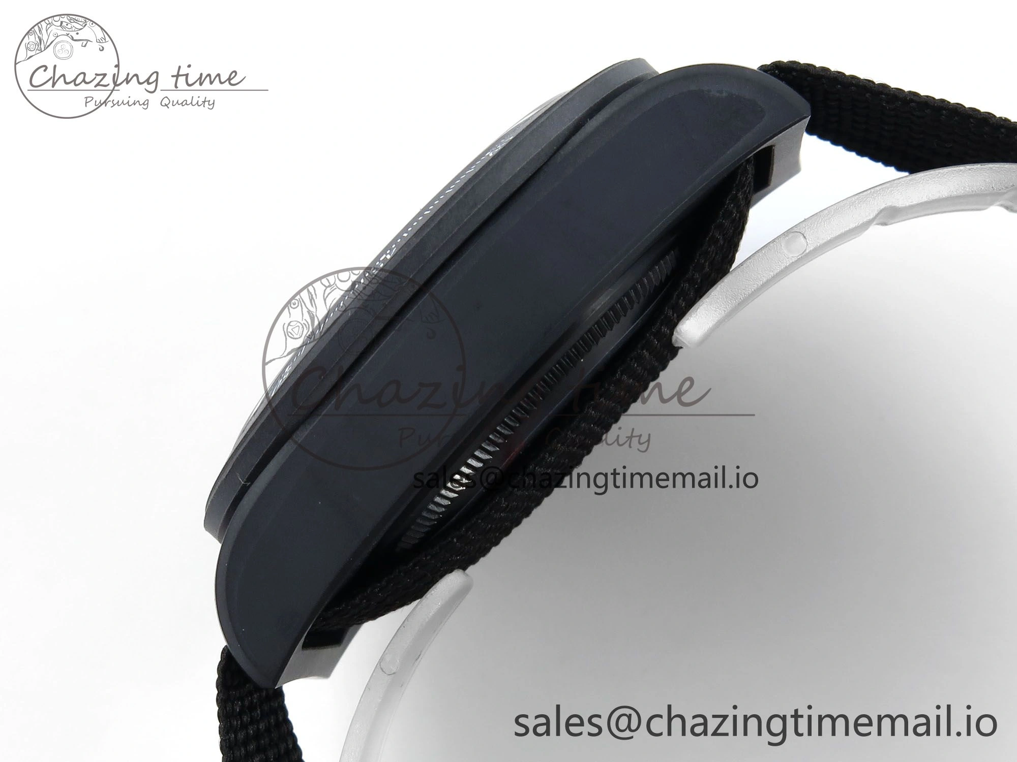 Pelagos FXD Chrono M25827KN M+F 1:1 Best Edition Black Dial on Black Nylon Strap A7750