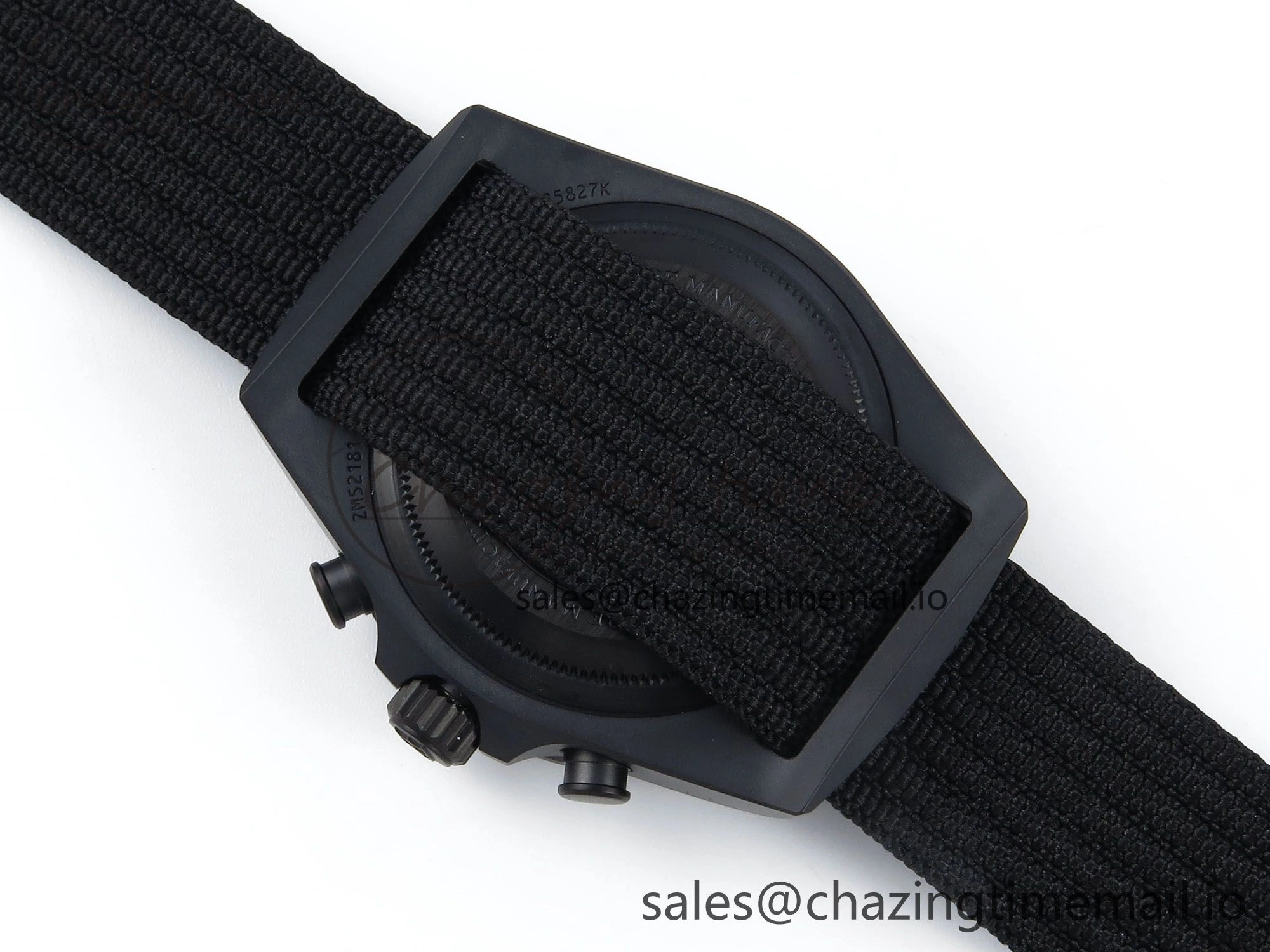 Pelagos FXD Chrono M25827KN M+F 1:1 Best Edition Black Dial on Black Nylon Strap A7750