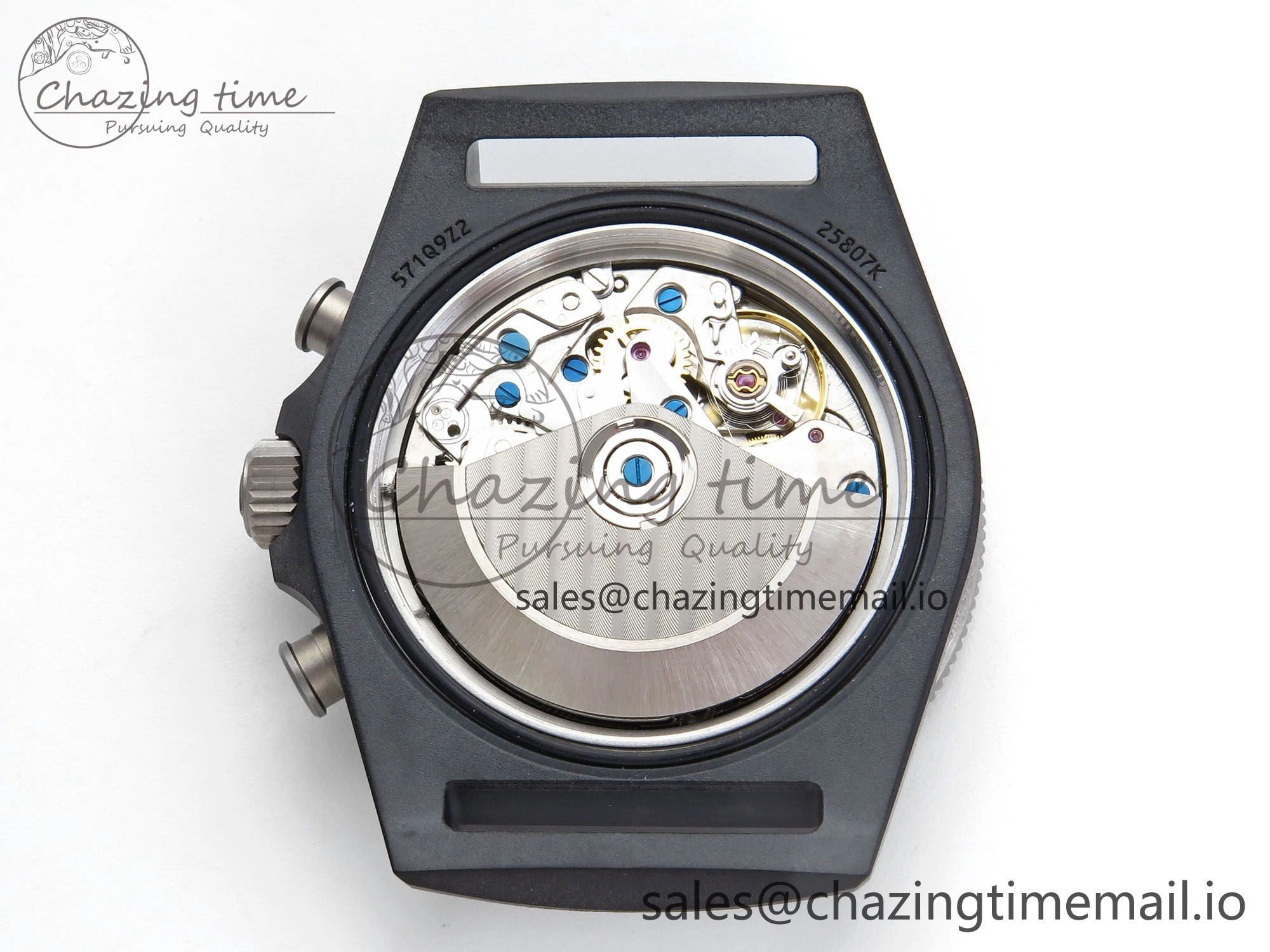 Pelagos FXD Chrono M+F 1:1 Best Edition Red Blue Dial on Blue Nylon Strap A7750