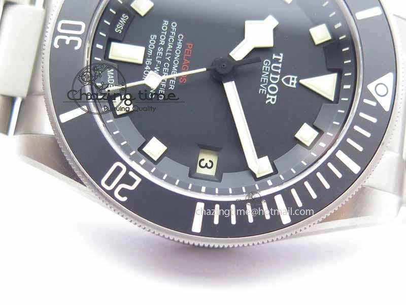 Pelagos LHD XF 1:1 Best Edition On Titanium Bracelet A2824 (Free Rubber Strap)