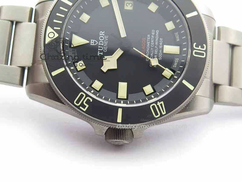 Pelagos LHD XF 1:1 Best Edition On Titanium Bracelet A2824 (Free Rubber Strap)