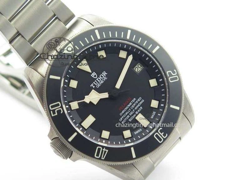 Pelagos LHD ZF 1:1 Best Edition On Titanium Bracelet A2824 (Free Rubber Strap)