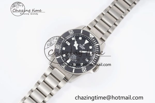 Pelagos Titanium Black Ceramic XF 1:1 Best Edition Black Dial on Titanium Bracelet A2824