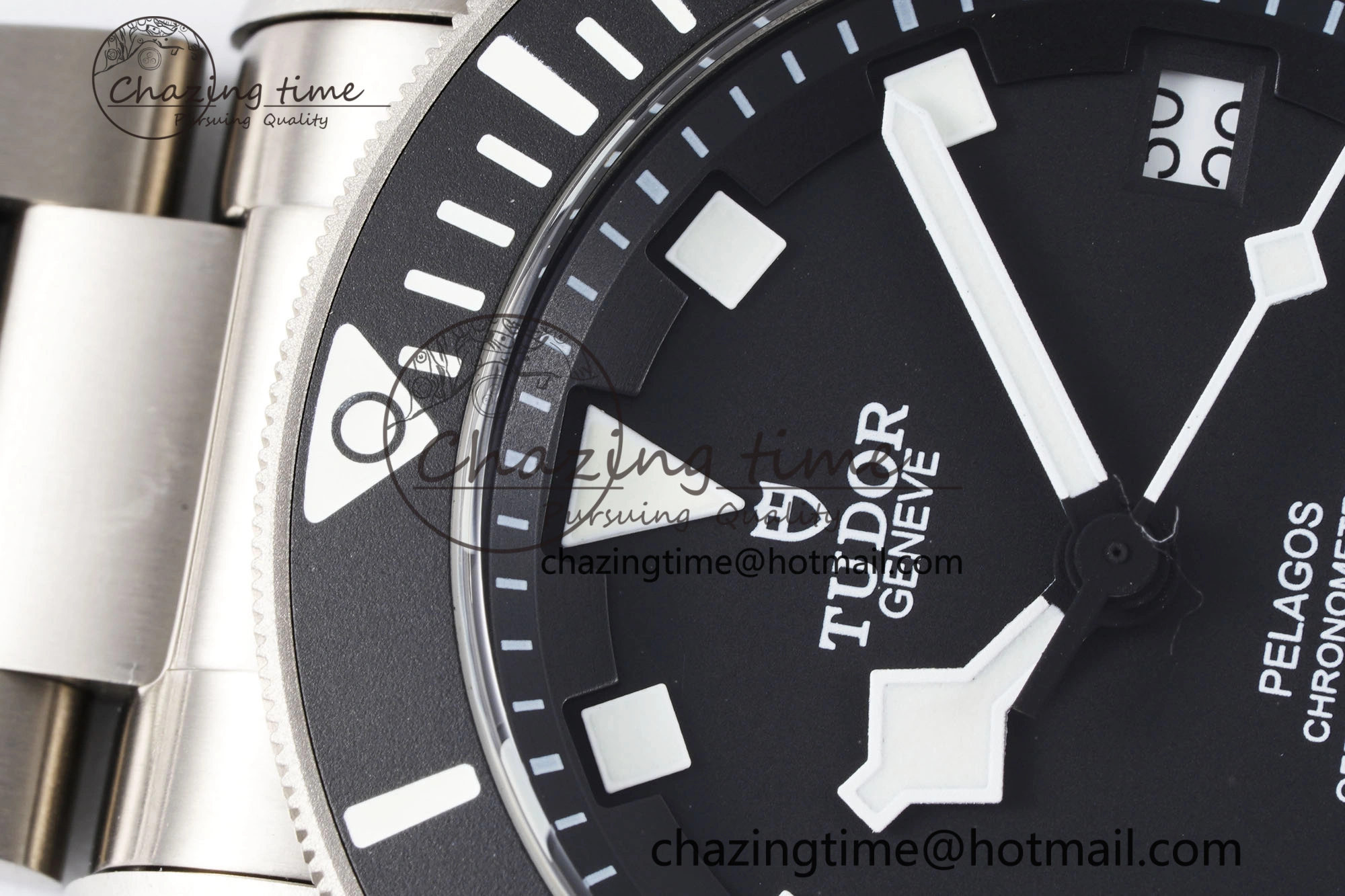 Pelagos Titanium Black Ceramic XF 1:1 Best Edition Black Dial on Titanium Bracelet A2824