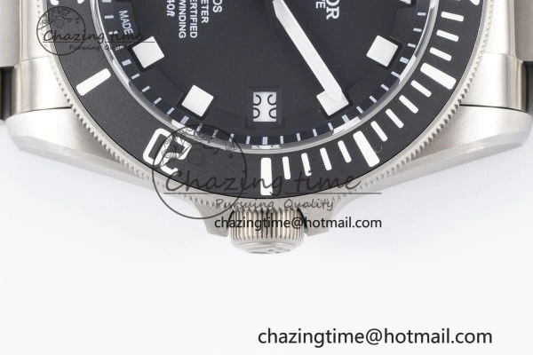 Pelagos Titanium Black Ceramic XF 1:1 Best Edition Black Dial on Titanium Bracelet A2824