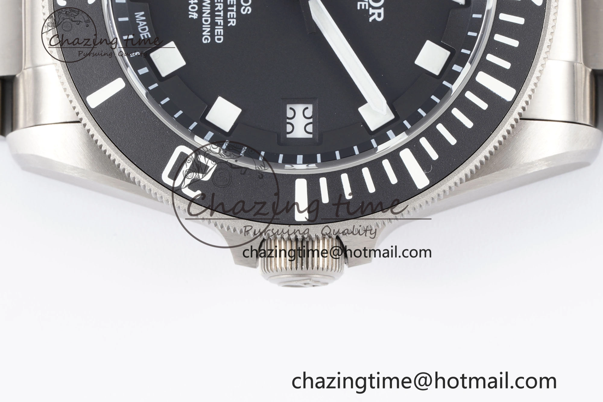 Pelagos Titanium Black Ceramic XF 1:1 Best Edition Black Dial on Titanium Bracelet A2824