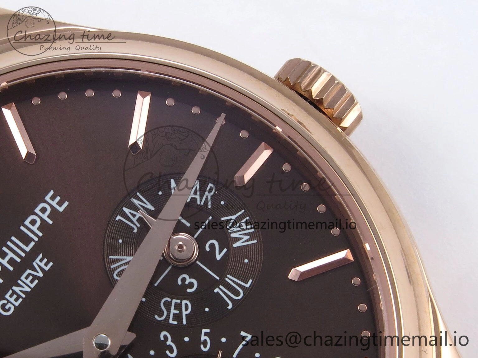 Perpetual Calendar 5140 RG 3KF Best Edition Brown Dial on Brown Leather Strap A240