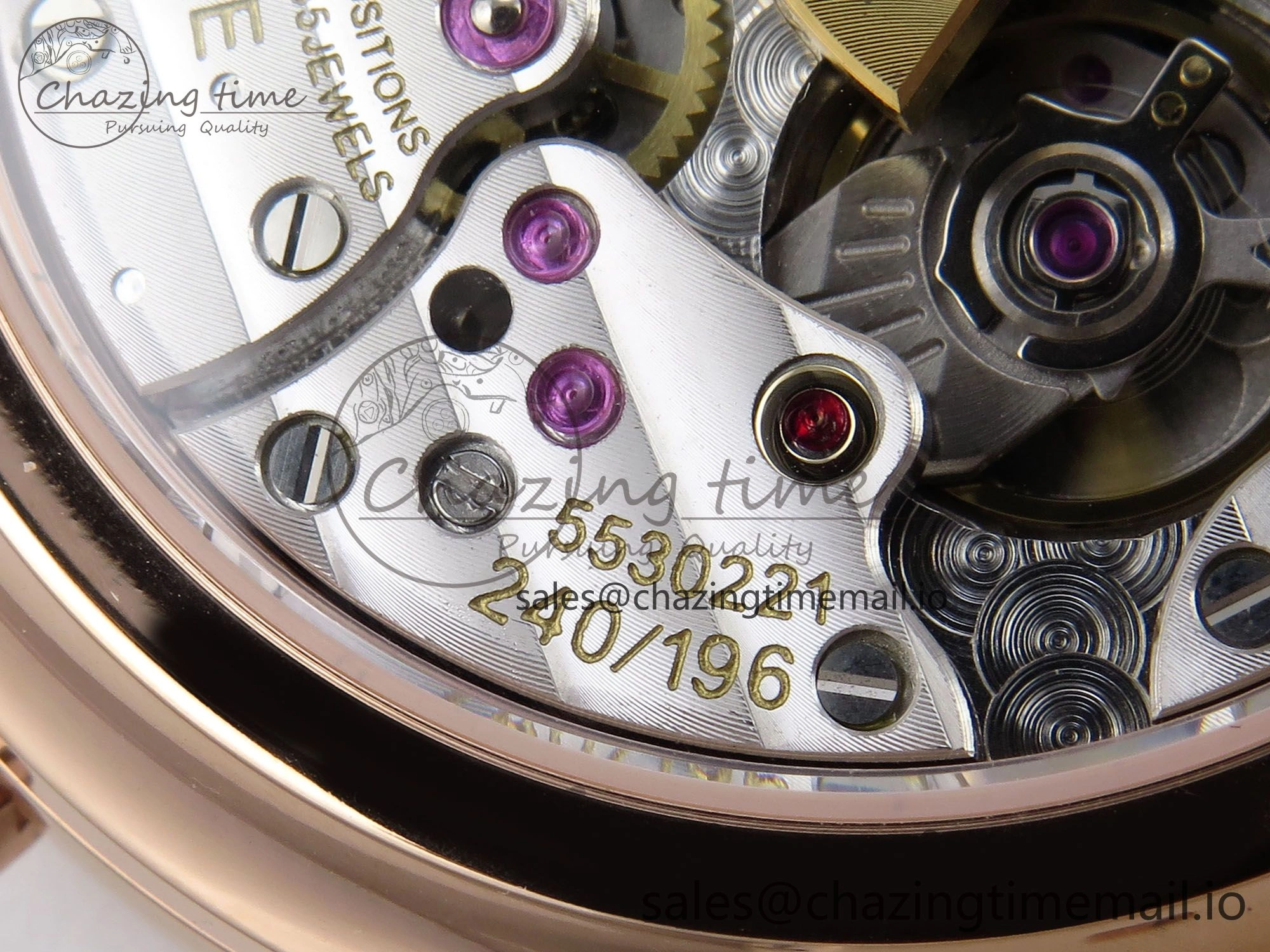 Perpetual Calendar 5140 RG 3KF Best Edition White Numeral Dial on Brown Leather Strap A240