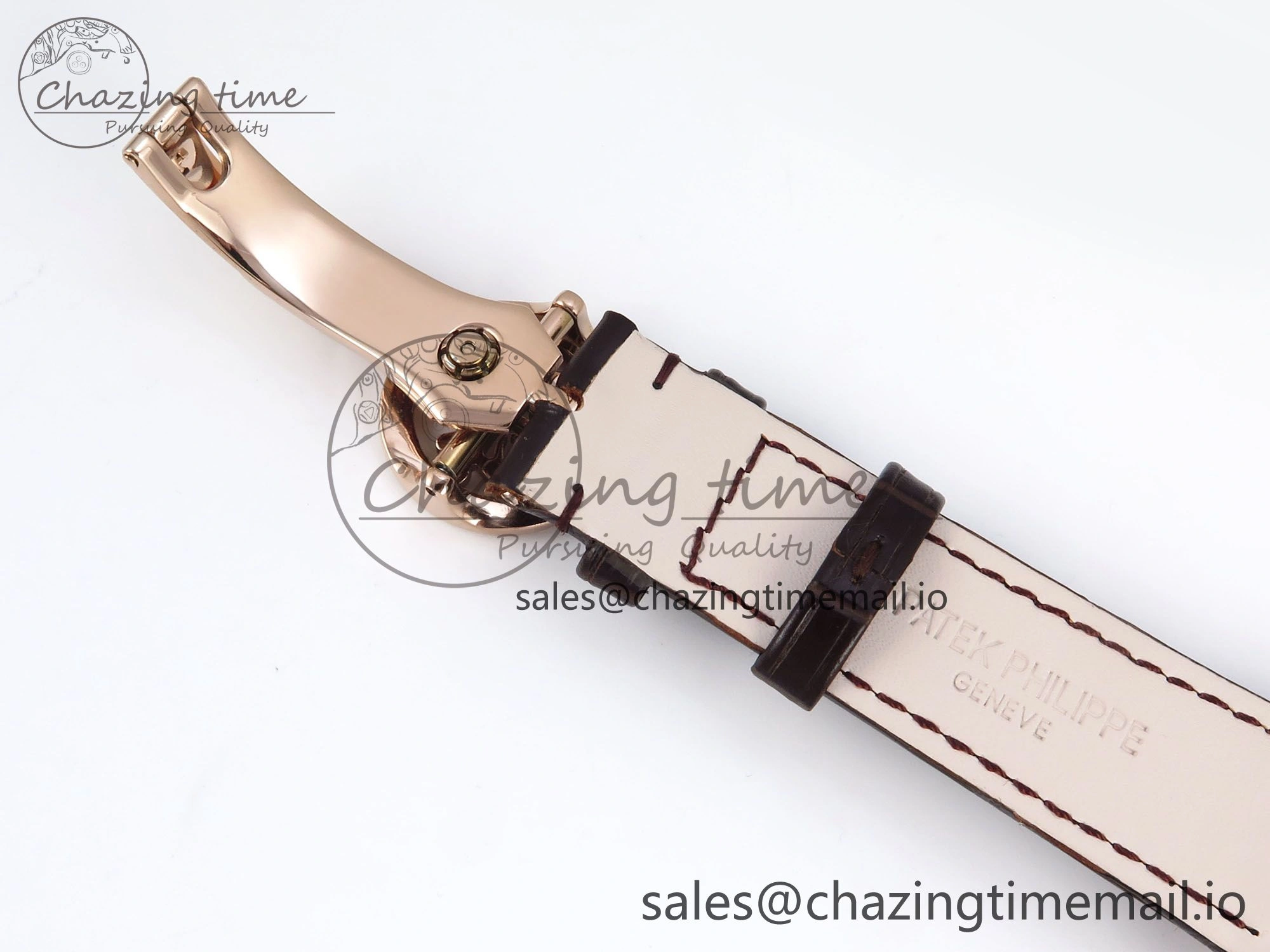 Perpetual Calendar 5140 RG 3KF Best Edition White Numeral Dial on Brown Leather Strap A240
