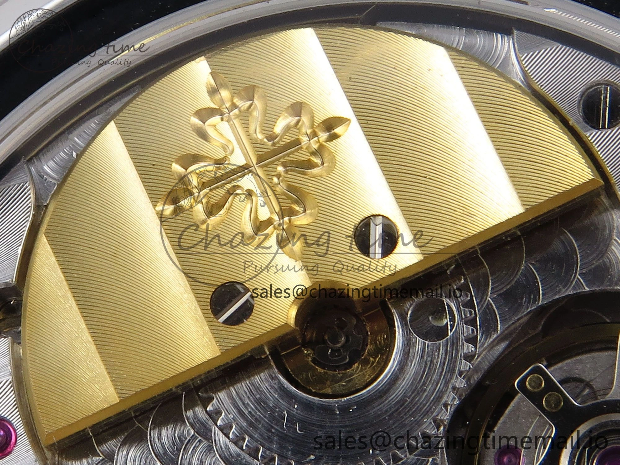 Perpetual Calendar 5140 SS 3KF Best Edition Blue Numeral Dial on Blue Leather Strap A240