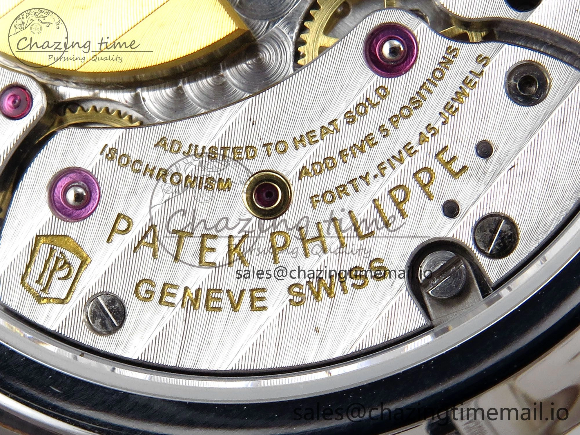 Perpetual Calendar 5140 SS 3KF Best Edition Gray Dial on Black Leather Strap A240