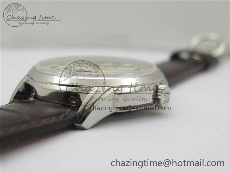 Perpetual Calendar 5320G-001 SS GSF 1:1 Best Edition Cream Dial on Leather Strap A324