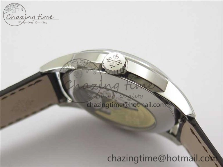 Perpetual Calendar 5320G-001 SS GSF 1:1 Best Edition Cream Dial on Leather Strap A324