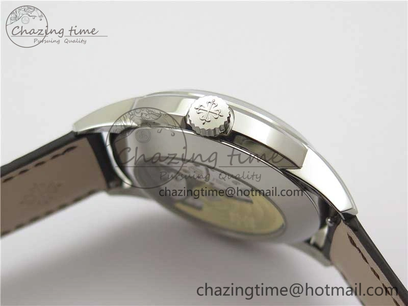 Perpetual Calendar 5320G-001 SS GSF 1:1 Best Edition Cream Dial on Leather Strap A324