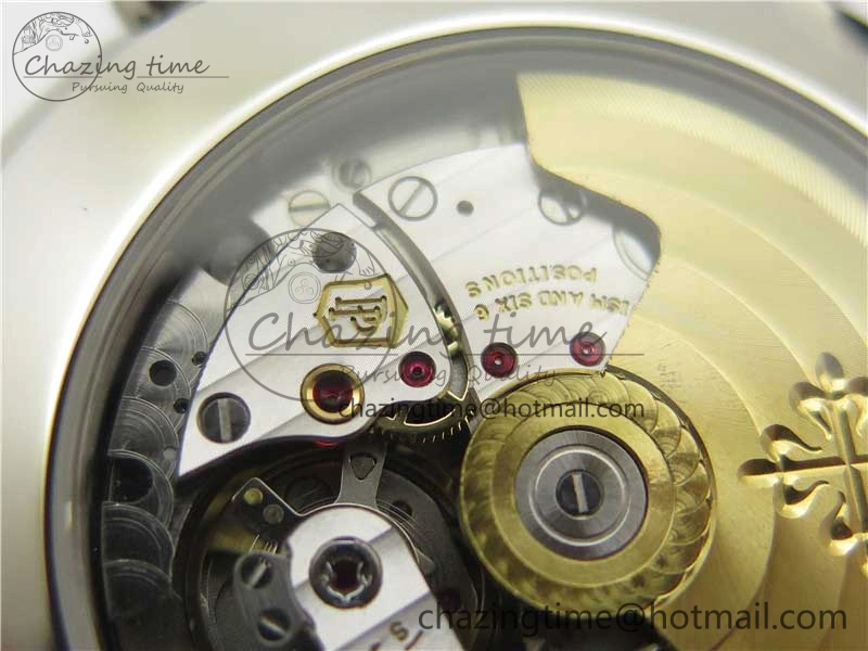 Perpetual Calendar 5320G-001 SS GSF 1:1 Best Edition Cream Dial on Leather Strap A324