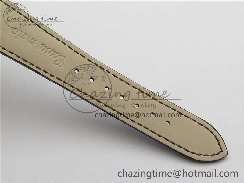 Perpetual Calendar 5320G-001 SS GSF 1:1 Best Edition Cream Dial on Leather Strap A324